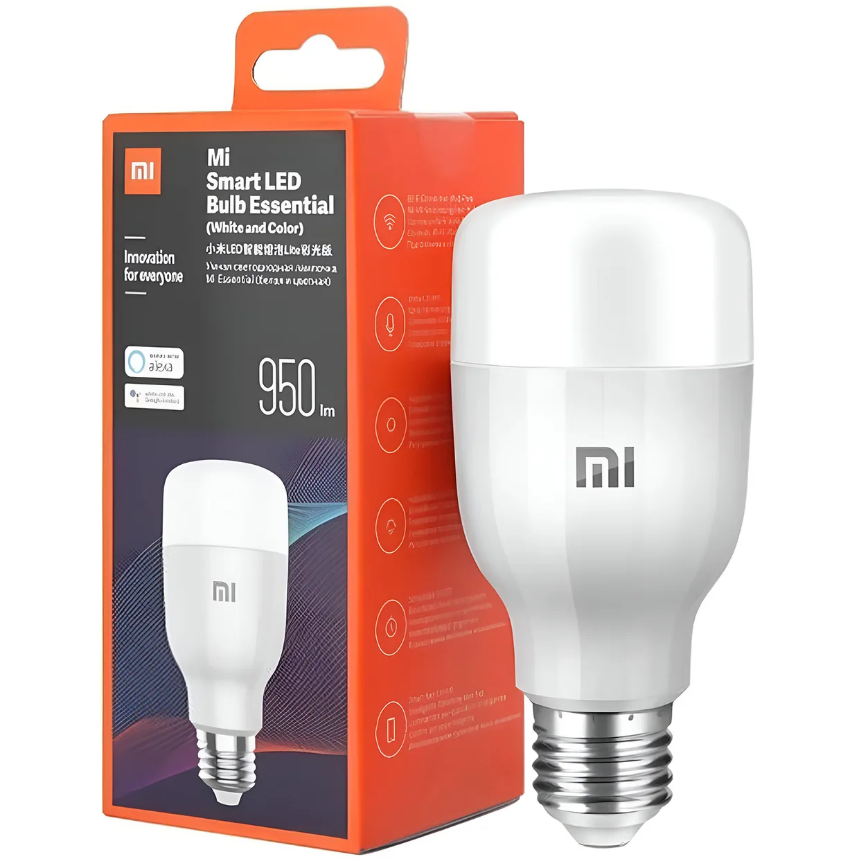 Умная лампа Xiaomi Mi Smart LED Bulb Essential (White and Color) (GPX4021GL) — фото 4