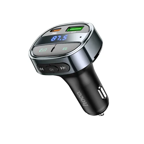 FM-трансмиттер (модулятор) Hoco E70 PD30W+QC3.0 Car BT FM Transmitter (6931474765246) Magic Night