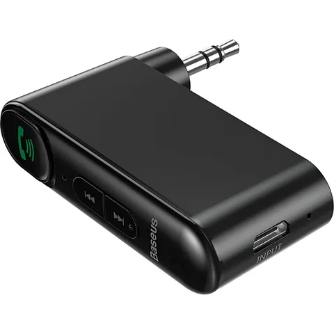 FM-трансмиттер (модулятор) Baseus BSBA-02 Qiyin AUX Car Bluetooth Receiver (WXQY010001) Black