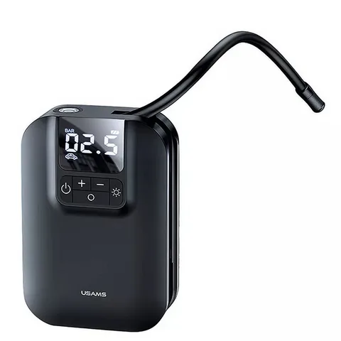Автомобільний компресор Usams US-ZB215 Mini Car Air Pump 5000mAh (CQBZB21501) Black