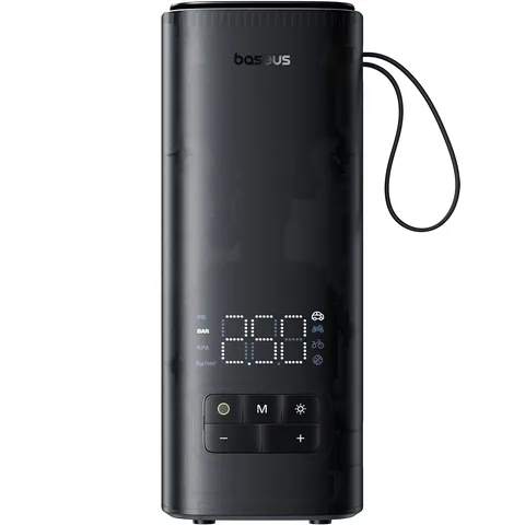 Автомобільний компресор (електричний) Baseus SuperMini Mega Series Double Cylinder Air Inflator (C11123202111-00) Cluster Black
