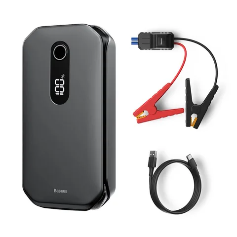 Портативний пуско-зарядний пристрій Baseus Super Energy Pro Car Jump Starter (12000mAh,5V/3A, Paak current1000A) (CRJS03-01) Black