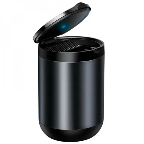 Автомобильная пепельница Baseus Premium Car Ashtray Black/Grey (CRYHG01-0G)