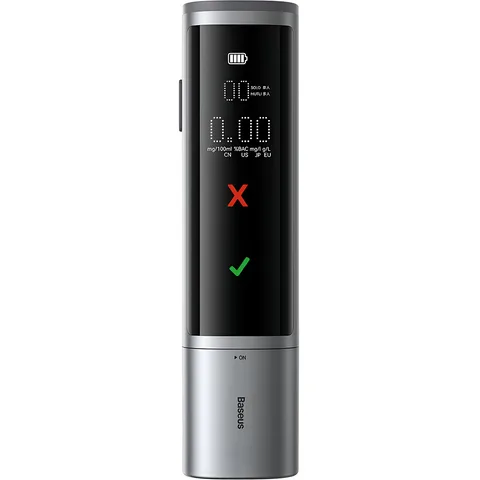 Электронный алкотестер Baseus SafeJourney Pro Series Breathalyzer (CRCX060014) Space Grey