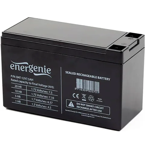 Аккумуляторная батарея EnerGenie 12V 7.5AH (BAT-12V7.5AH)