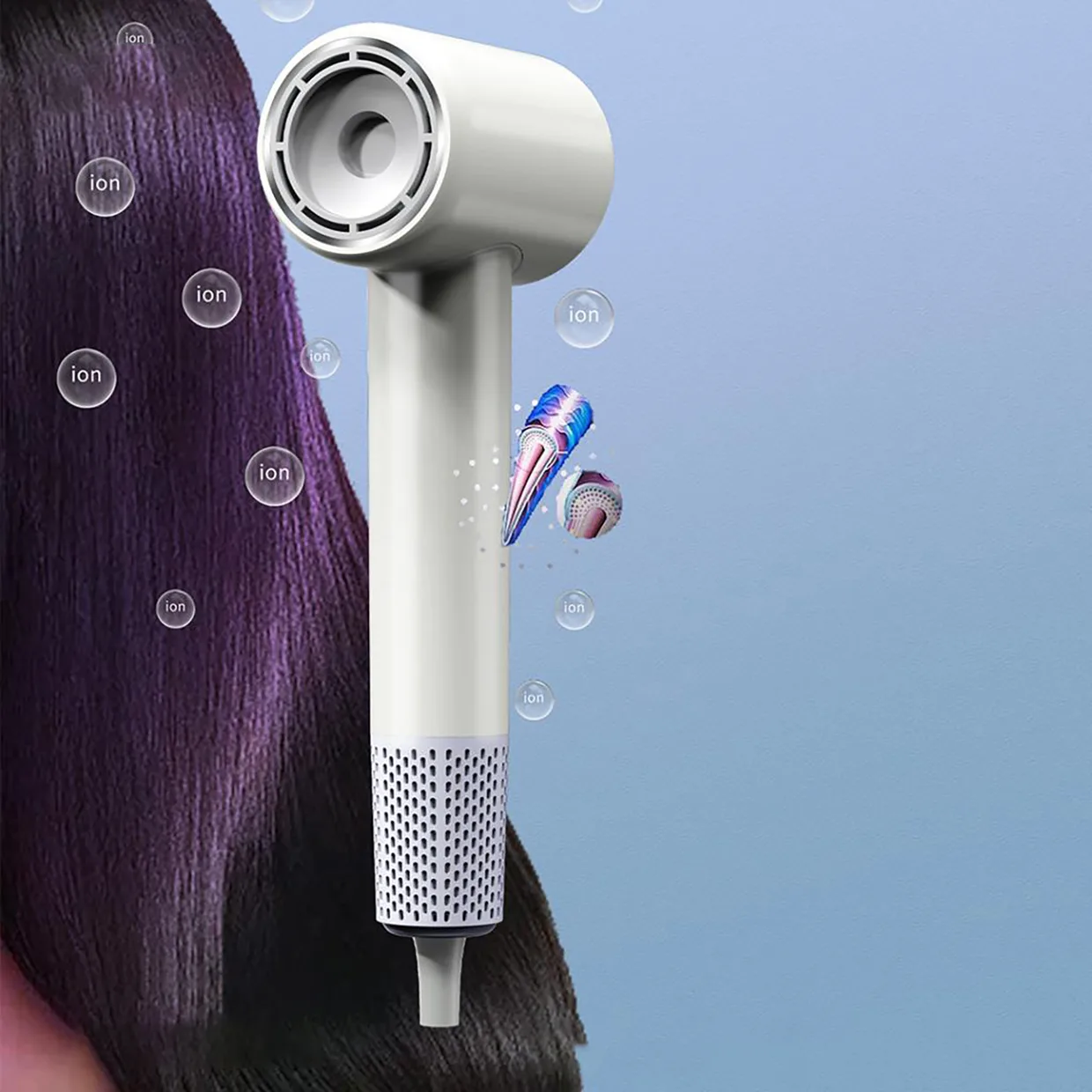Фен XO Hair Dryer CF29 White — фото 5
