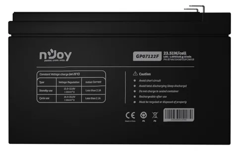 Аккумуляторная батарея Njoy GP07122F 12V 7AH (GP07122F)
