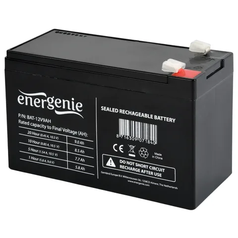 Аккумуляторная батарея EnerGenie 12V 9AH (BAT-12V9AH)