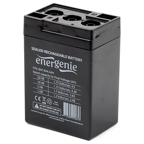 Аккумуляторная батарея EnerGenie 6V 4.5 AH (BAT-6V4.5AH)