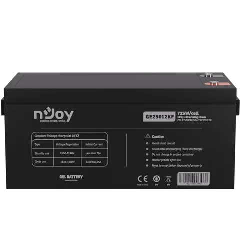 Аккумуляторная батарея Njoy GE25012KF 12V 250AH (BTVGCBEOGHYKFCW01B)