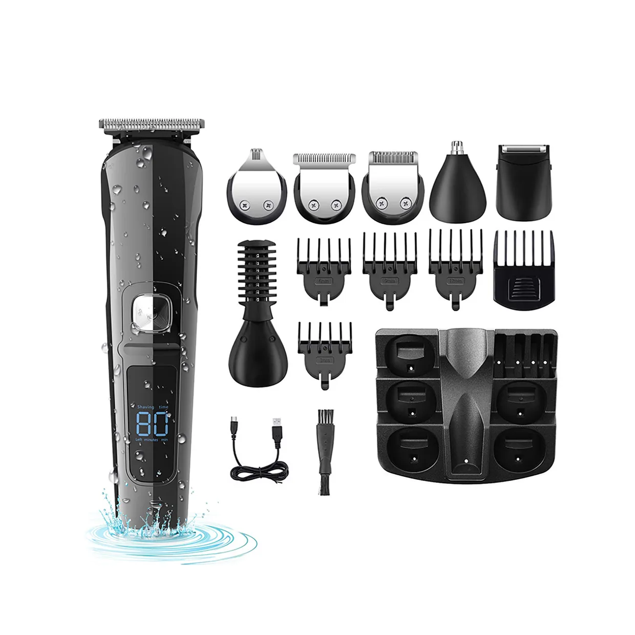 Машинка для стрижки XO CF30 Black — фото 4