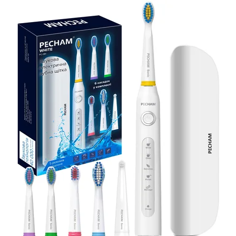 Электрическая зубная щётка Pecham White Travel PC-081 (0290119080509)