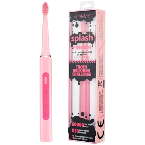 Электрическая зубная щётка Vitammy Splash Pinkish (с 8 лет)