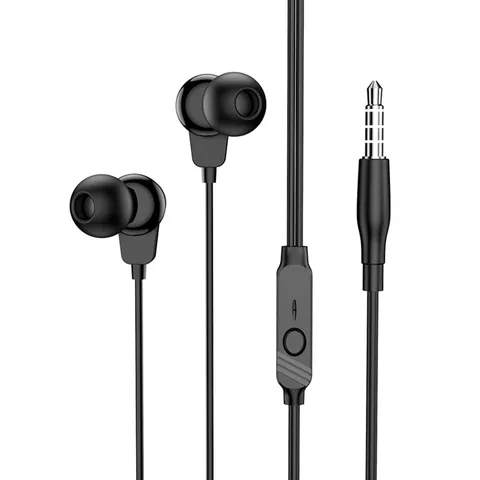 Наушники BOROFONE BM64 Goalant universal earphones with mic Black (BM64B)