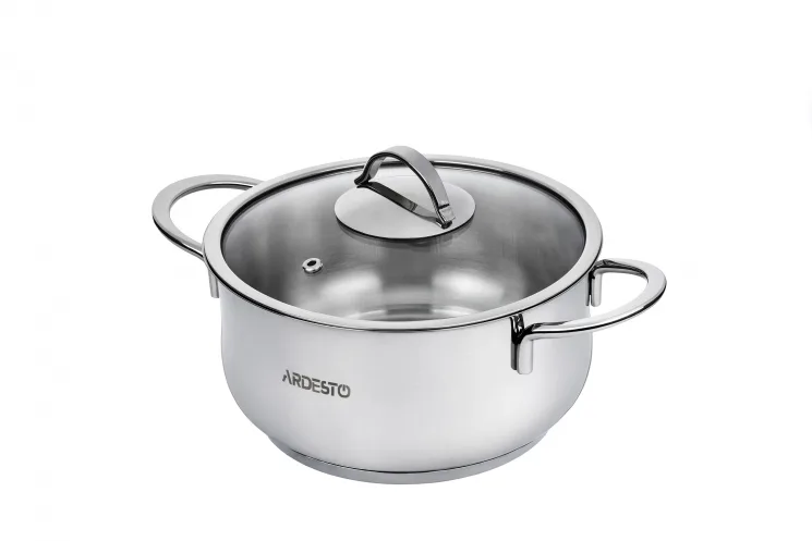 Кастрюля с крышкой Ardesto Black Mars 1.8 л (AR0718S)
