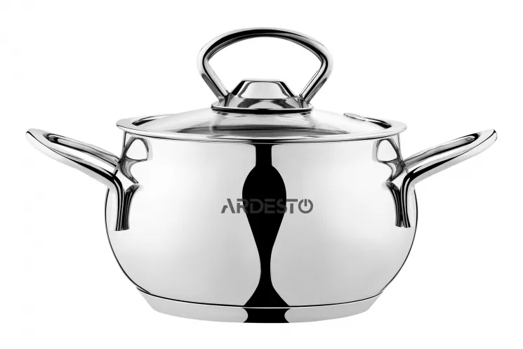 Кастрюля с крышкой Ardesto Black Mars 1.1 л (AR0706S)