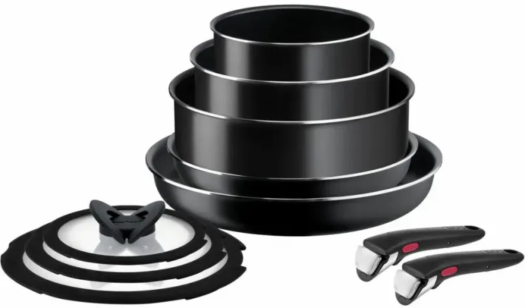 Набор посуды Tefal Ingenio Easy Cook & Clean 10 предметов (L1539053)