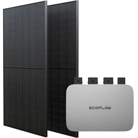 Комплект EcoFlow PowerStream – микроинвертор 600W + солнечные панели 2x400W (EFPowerStreamMI-EU-600W/ZPTSP300-2-AKIT-4)