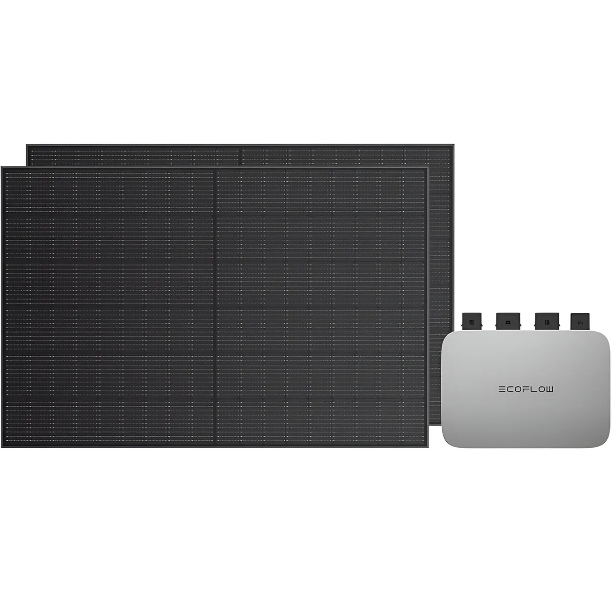 Комплект EcoFlow PowerStream – микроинвертор 600W + солнечные панели 2x400W (EFPowerStreamMI-EU-600W/ZPTSP300-2-AKIT-4) — фото 2