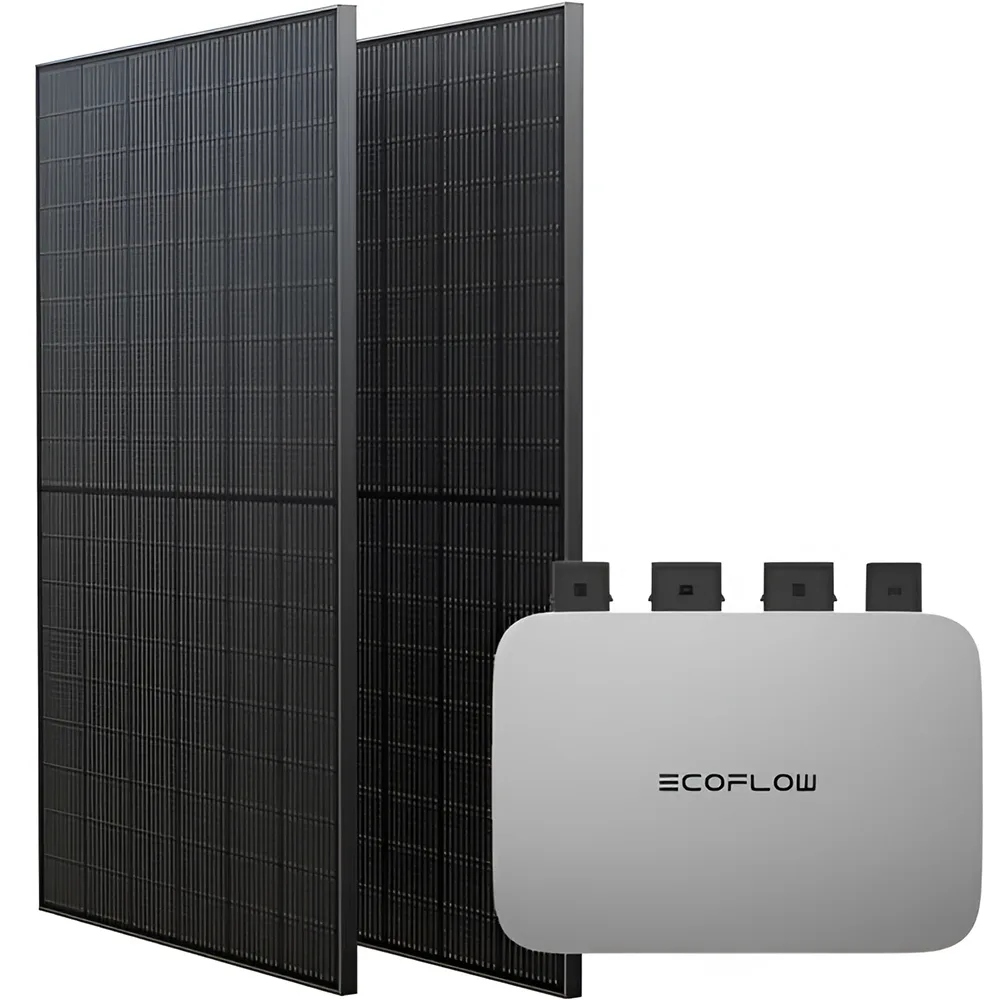 Комплект EcoFlow PowerStream – микроинвертор 800W + солнечные панели 2x400W (EFPowerStreamMI-EU-800W/ZPTSP300-2-AKIT-4)