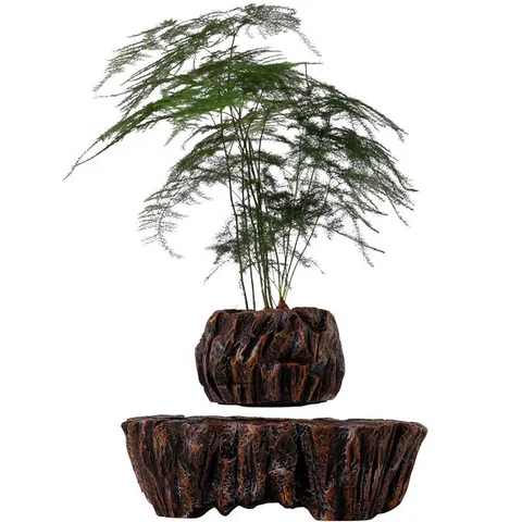 Магнитный левитационный горшок для растений Xiaomi HCNT Magnetic Levitating Pot M5B-PW (M005B-PW) Brown