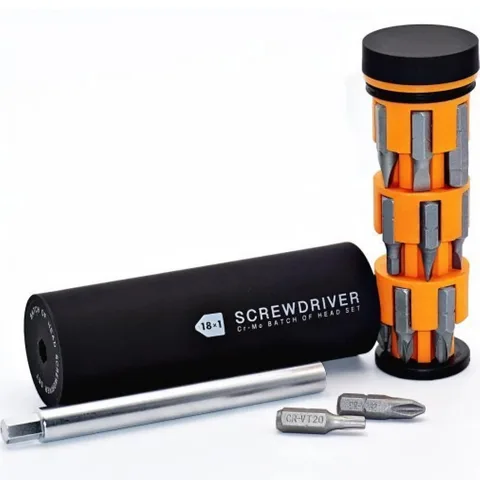 Отвертка Xiaomi Jiuxun Tools Screwdriver + биты 18 шт. (Q/NBJX001)