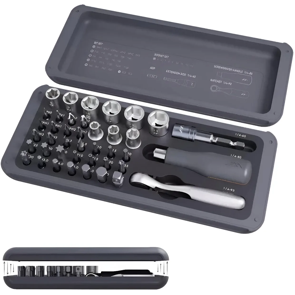 Отвертка с комплектом бит и насадок Xiaomi Jimi Home Screwdriver Set 41 в 1 (JM-GNT41) — фото 3