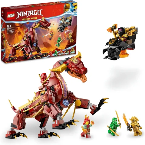 Конструктор LEGO Ninjago Вулканічний дракон, що трансформує Хітвейва (71793)