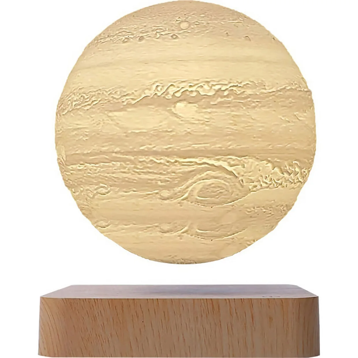 Магнитная левитационная лампа Xiaomi HCNT Levitating Lamp Jupiter (SIM10-GW5-J) Light Wood Grain