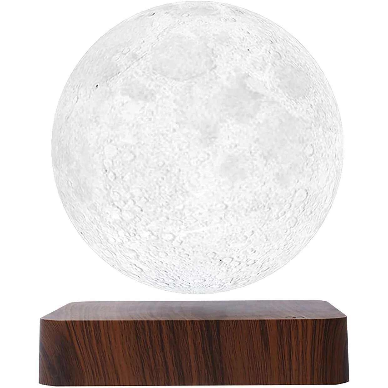 Магнитная левитационная лампа Xiaomi HCNT Levitating Lamp Moon (SIM10-GW5-M) Dark Wood Grain
