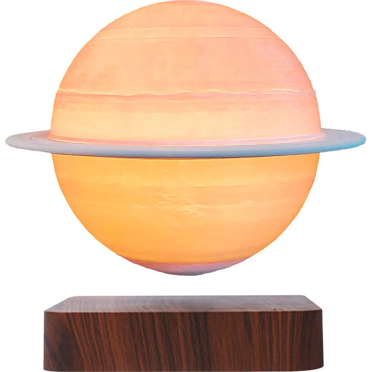 Магнитная левитационная лампа Xiaomi HCNT Levitating Lamp Saturn (SIM10-GW5-S) Dark Wood Grain