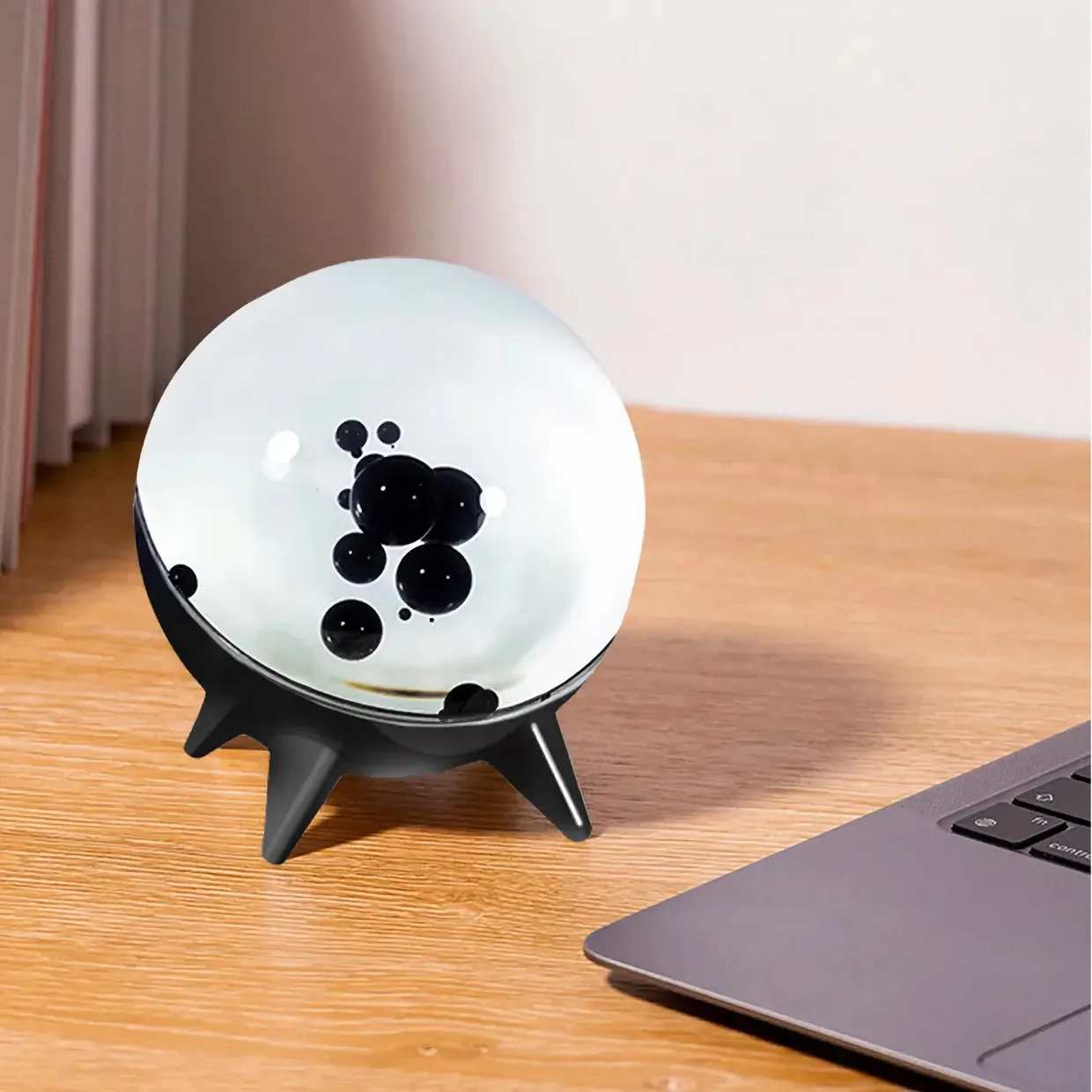 Ферофлюидная музыкальная лампа Ferrofluid Music Rhythm Lamp Sound Sensitive Magnetic Fluid (FMRLSSMFB) Black — фото 3