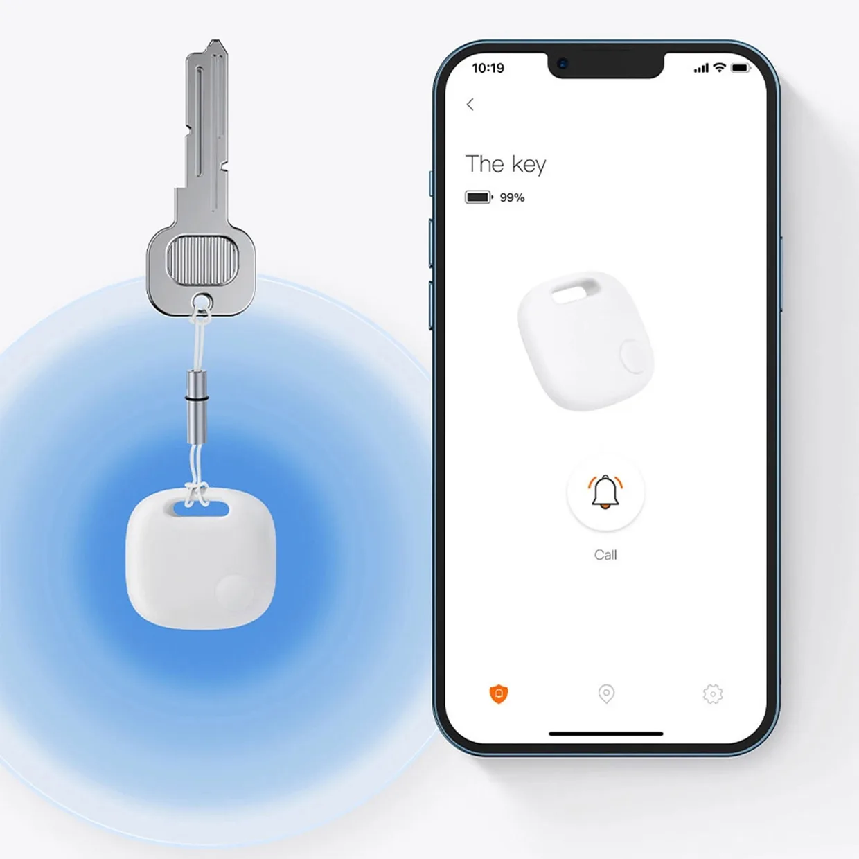 Поисковый брелок Baseus T2 Pro Smart Device Tracker (FMTP000002) White — фото 4