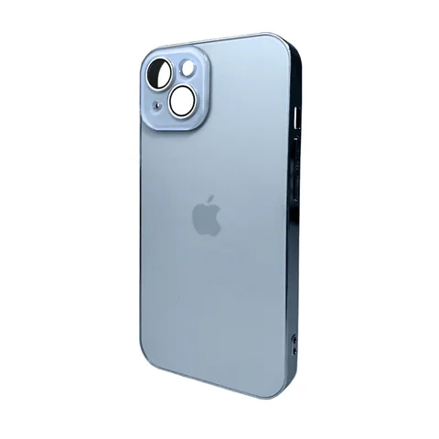 Чехол для смартфона AG Glass Sapphire Frame MagSafe Logo for Apple iPhone 14 Sierra Blue