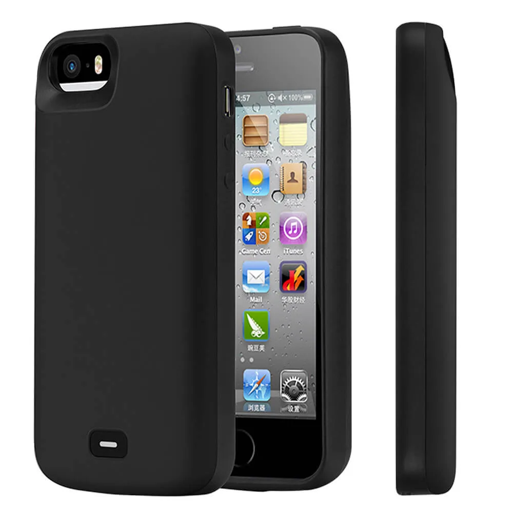 Чехол аккумулятор iBattery для iPhone 5/5s/SE 4000 mAh black