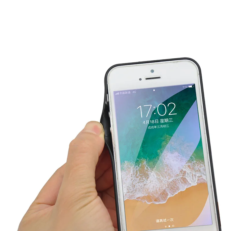 Чехол аккумулятор для iPhone 5/5s/SE Bracket Lite в черном цвете фото 5