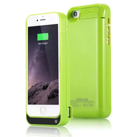 Чохол акумулятор для iPhone 5/5C/5s/SE 4200 mAh green iBattery