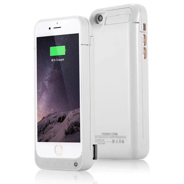 Чехол аккумулятор для iPhone 5/5C/5s/SE 4200 mAh white iBattery