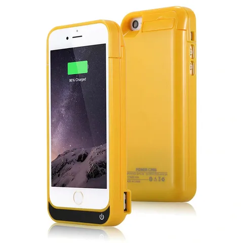 Чохол акумулятор для iPhone 5/5C/5s/SE 4200 mAh yellow iBattery