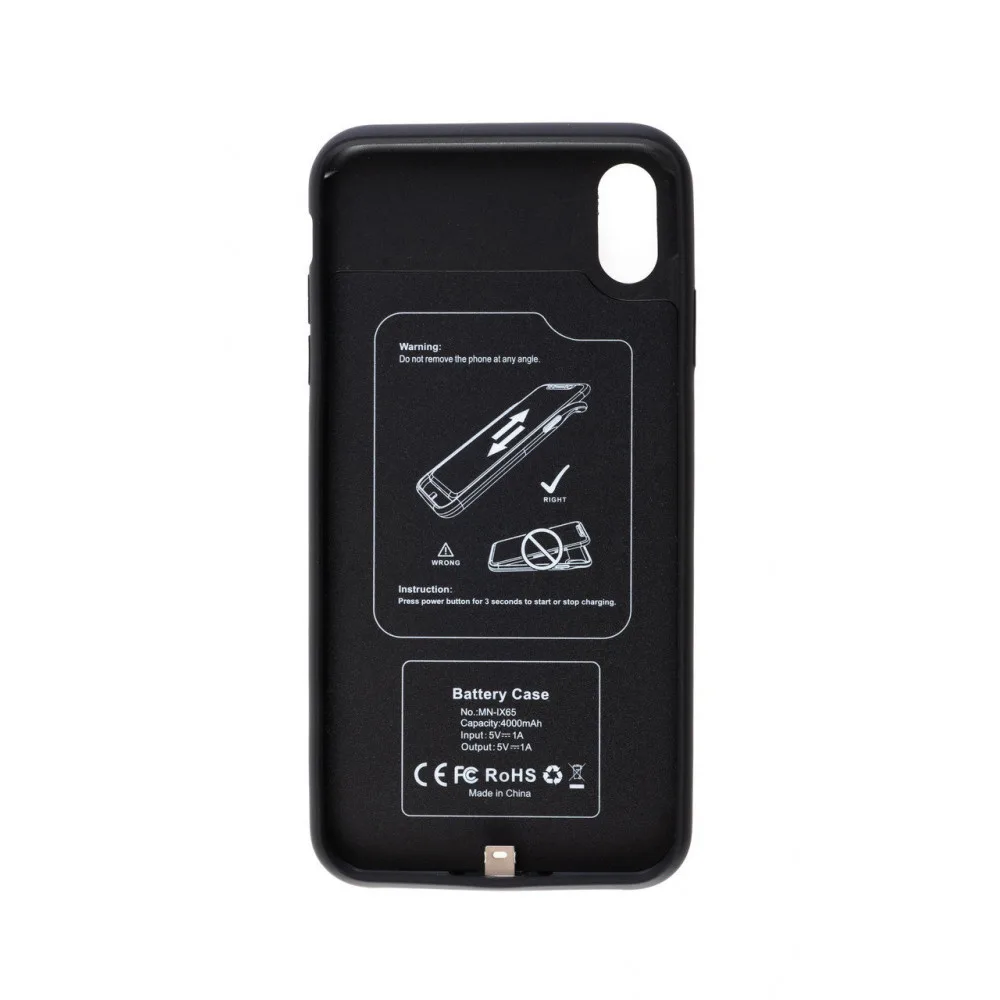 Чохол-акумулятор iBattery для iPhone Xr Batlow 4000 mAh black — фото 3