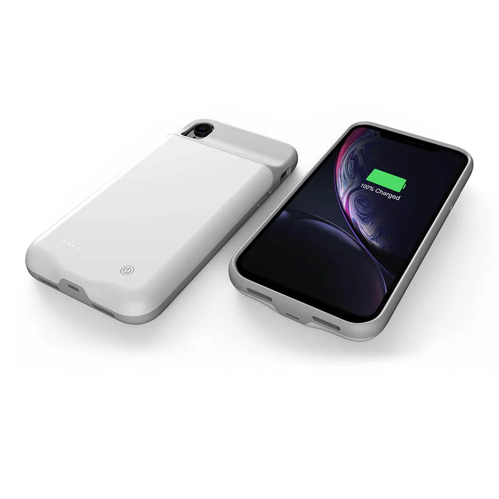 Чохол-акумулятор iBattery для iPhone Xr Batlow 4000 mAh white — фото 3
