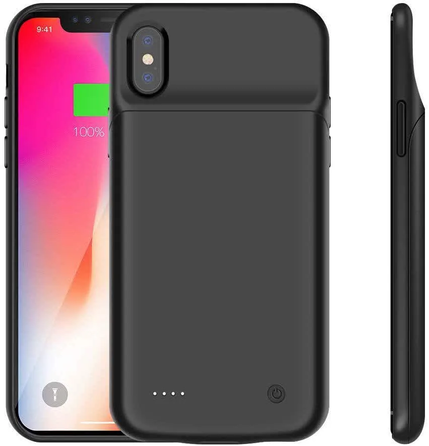 Чохол-зарядка iBattery для iPhone X/XS Batlow 3200 mAh black — фото 2