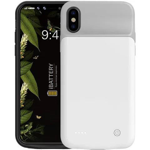Чохол-зарядка iBattery для iPhone X/XS Batlow 3200 mAh white