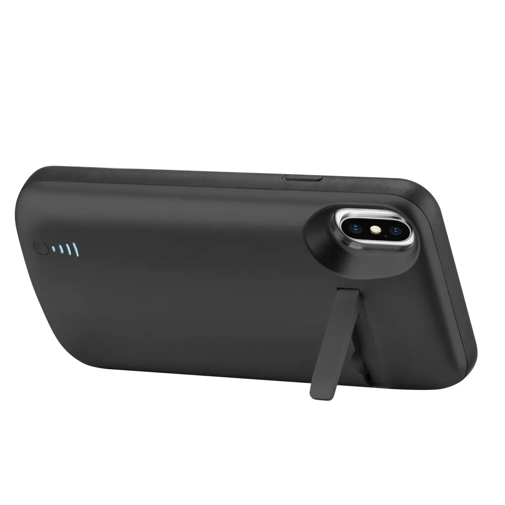 Чохол-акумулятор iBattery для iPhone X/XS Bracket 5000 mAh black — фото 5
