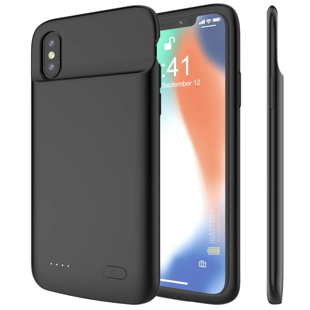 Чохол-акумулятор iBattery для iPhone X/XS Nevest 4100 mAh black — фото 3