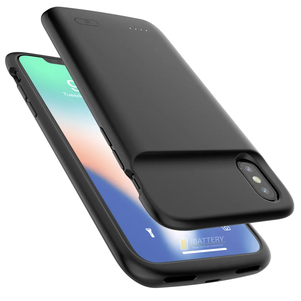 Чохол-акумулятор iBattery для iPhone X/XS Nevest 4100 mAh black — фото 5