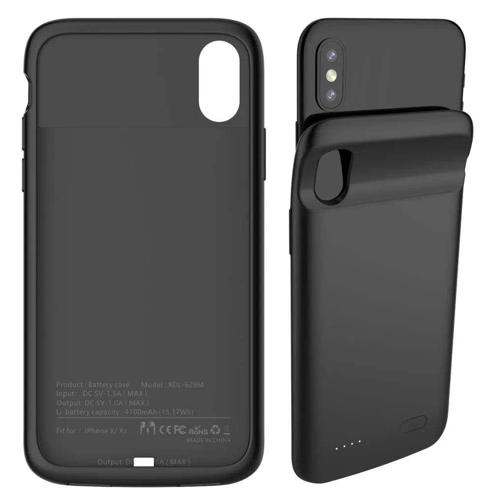 Чохол-акумулятор iBattery для iPhone X/XS Nevest 4100 mAh black — фото 8