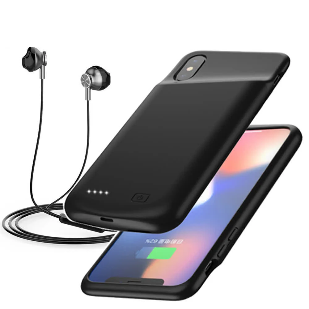Чохол-акумулятор iBattery для iPhone X/XS Slan 5200 mAh black — фото 5