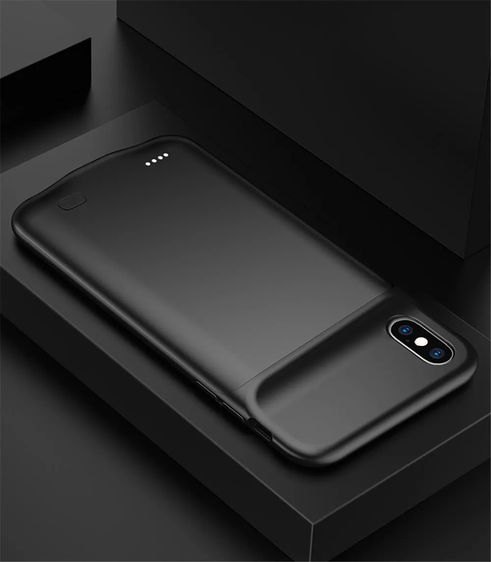 Чохол-акумулятор iBattery для iPhone X/XS Slan 5200 mAh black — фото 12
