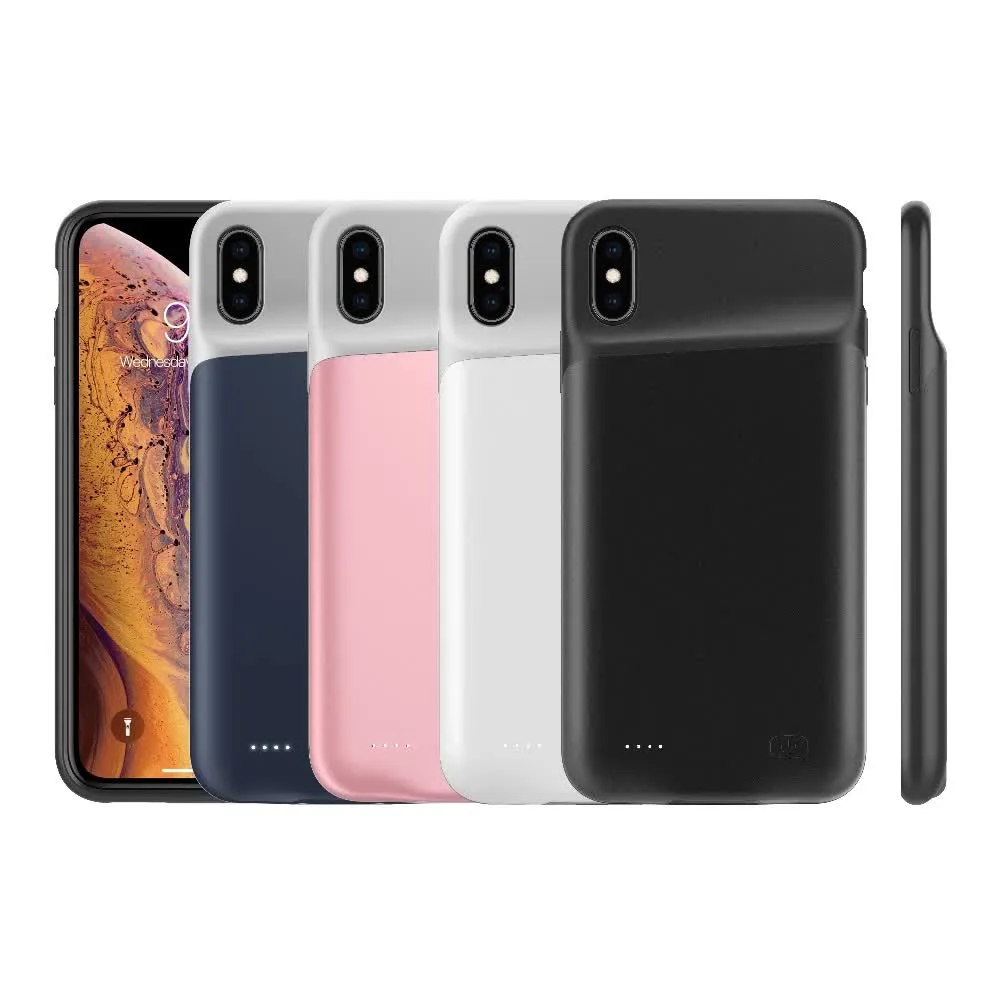 Чохол-акумулятор iBattery для iPhone X/XS Slan 5200 mAh blue — фото 5